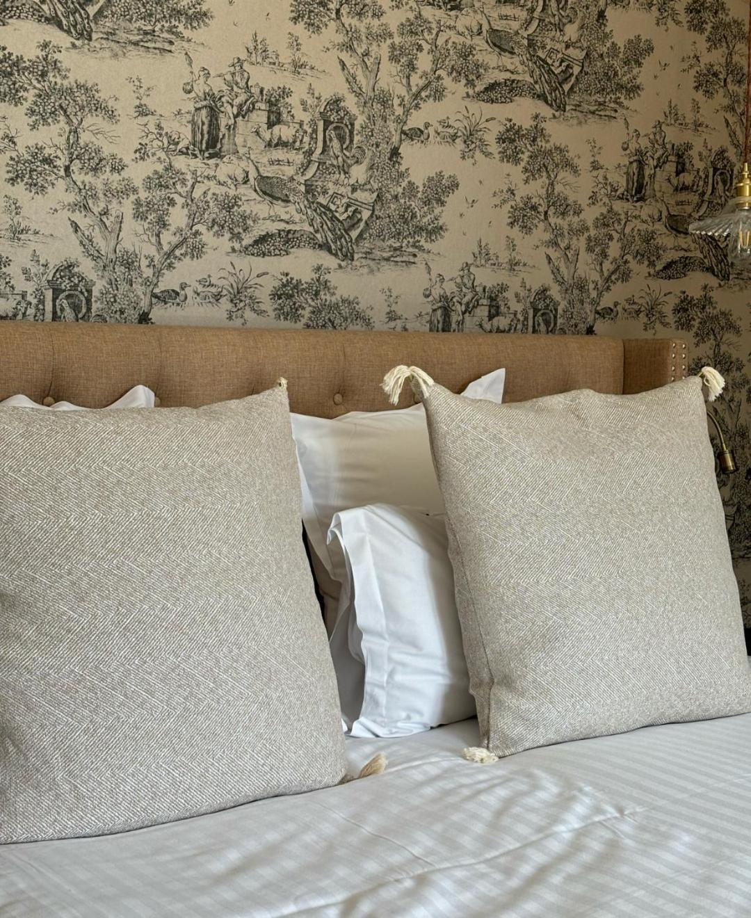 Castel Bois Marie, Maison D'Hotes 몽토방 외부 사진 Cushions on a bed